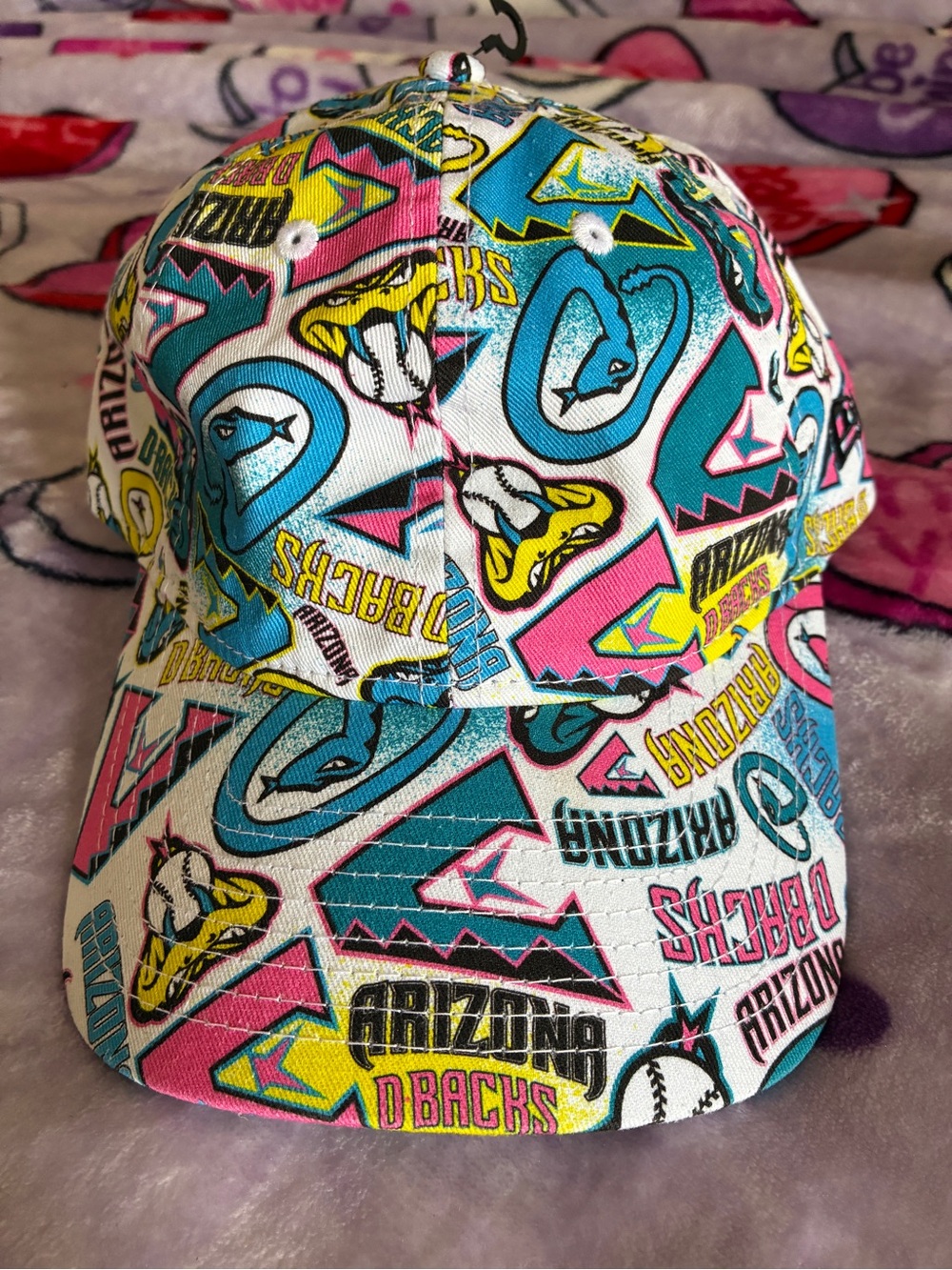 Arizona D-Backs Multicolor Graphic Logo Baseball Cap